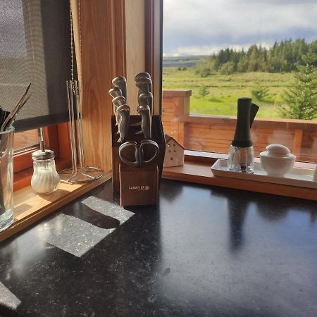 Cat Lovers Only! Bright And Peaceful Cabin With Views & Hot Tub Selfoss Exterior foto